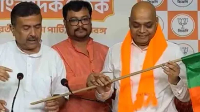 West Bengal election 2026 TMC MLA joins BJP, Khagendranath Mahato BJP,