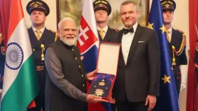 pm modi got The Order of the White Double Cross