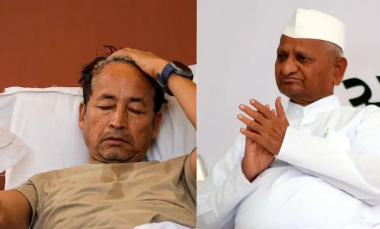 Anna Hazare, Sonam Wangchuk, Sonam Wangchuk Hunger Strike, Jantar Mantar Protest, Delhi News