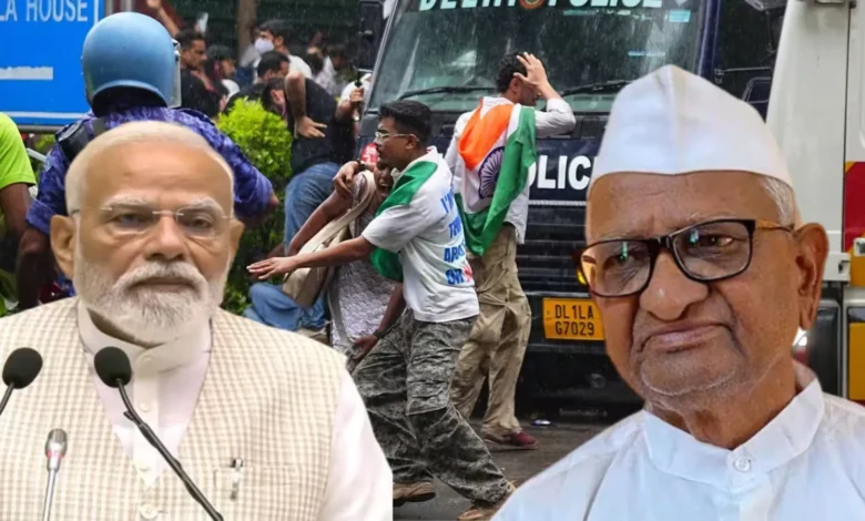 NEET Protest, Anna Hazare, PM Modi, NEET Paper Leak, Delhi Protest