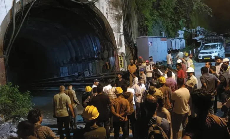 Uttarakhand Tunnel Accident, Chamoli Landslide, VPHEP Tunnel, Tunnel Rescue Operation, Pushkar Singh Dhami