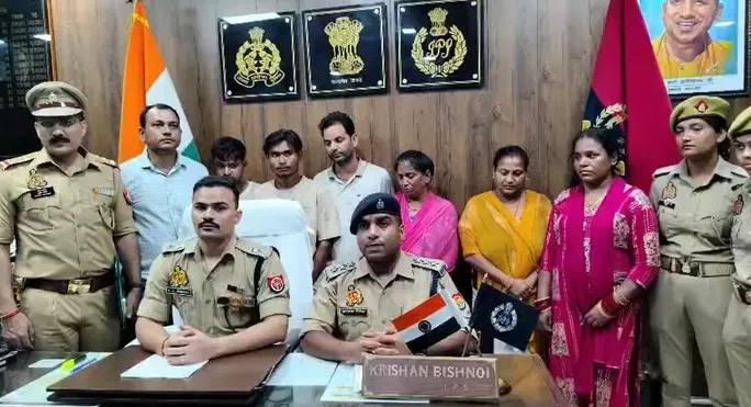 UP Sambhal child trafficking gang arrests