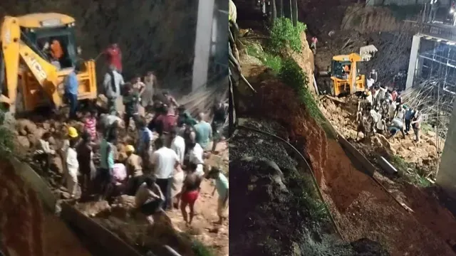 मोहाली एयरोसिटी में निर्माणाधीन अस्पताल की इमारत का हिस्सा ढहने का हादसा