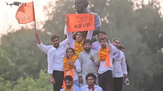 DUSU Election 2026, ABVP, Yash Dabas, Deepanshu Shaukeen, Delhi University