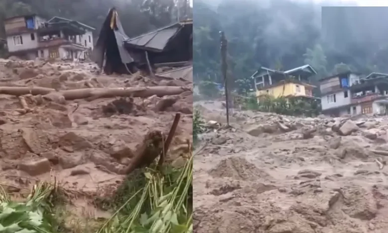 Sikkim landslide, Rinbi village landslide, West Sikkim rain, Yuksom Tashiding, Sikkim disaster