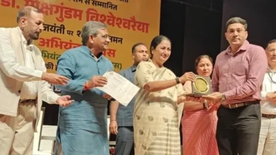 A proud moment for NDMC as Col. Vishal Kaushik was honoured with the Sir M. Visvesvaraya Award 2026