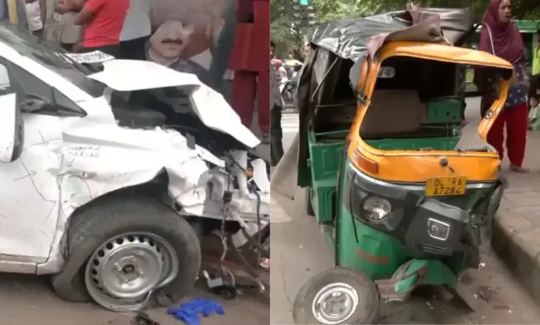 Sukhdev Vihar Accident, Delhi Road Accident, Hit And Run Delhi, Car Auto Collision, Delhi Crime News