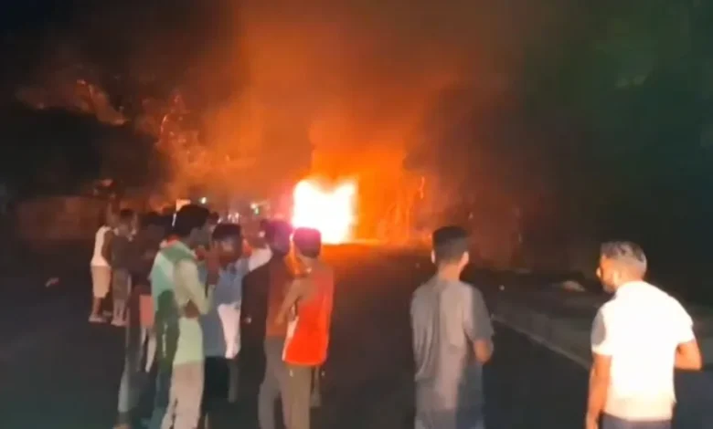 Khagaria Bus Fire, NH31 Bus Fire, Nepal Pilgrims, Bihar Bus Accident, Gaya Pilgrims
