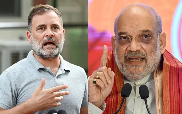 Amit Shah Rahul Gandhi, Gujarat Local Body Elections, BJP Gujarat Victory, SIR Voter Revision, Congress Election Results